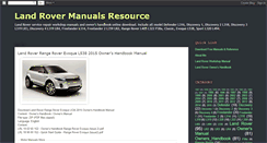Desktop Screenshot of landrover-manuals.com